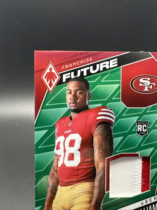 Mykel Williams 2025 Panini Phoenix Franchise Future Patch Green 90/99  #FFM-MWS
