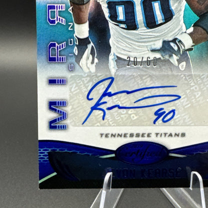 2019 Panini Certified - Signatures Jevon Kearse #MI-JK Mirror Blue 20/60 Auto
