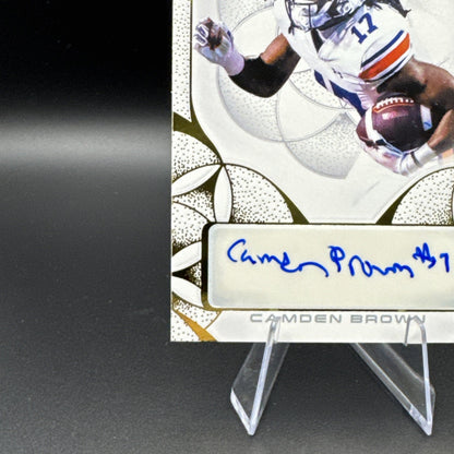 2024 Camden Brown Leaf Trinity Autograph # BA-CB1 Auburn Tigers