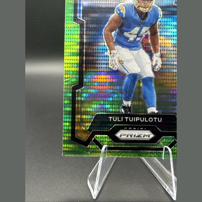 2023 Panini Prizm Tuli Tuipulotu Green Pulsar #354 RC