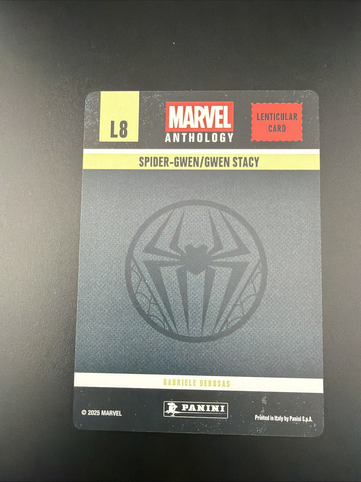 Panini Marvel Anthology Spider-Gwen / Gwen Stacy Lenticular Card L8