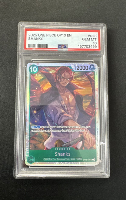 Shanks (028) OP13-028 Carrying On His Will Foil