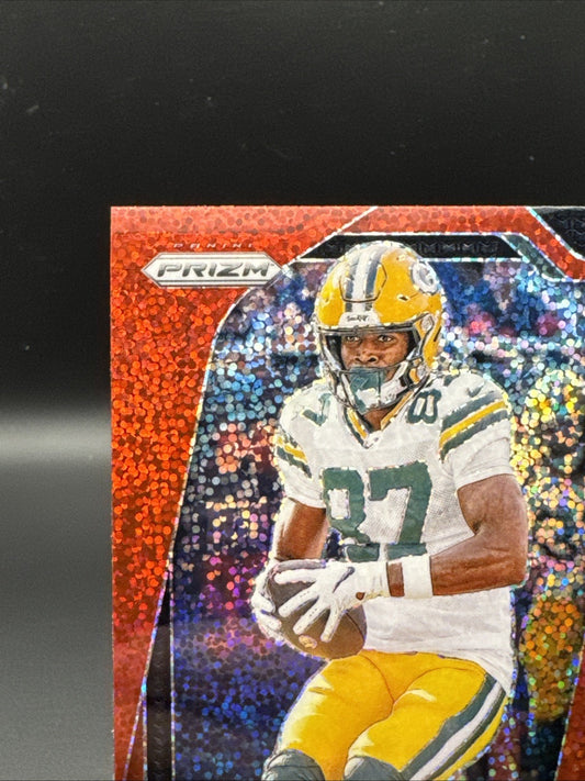 2024 Prizm Romeo Doubs Red Sparkle #104 Packers