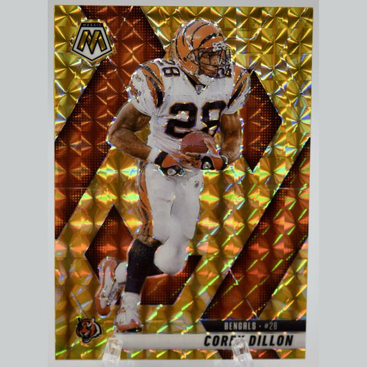 Corey Dillon - 2025 Panini Mosaic Reactive Yellow Prizm #158 - Bengals