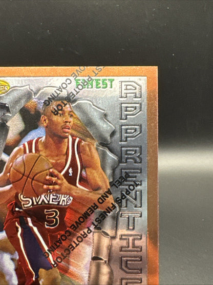 1996-97 Topps Finest Allen Iverson Philadelphia 76ers Apprentices Bronze #69