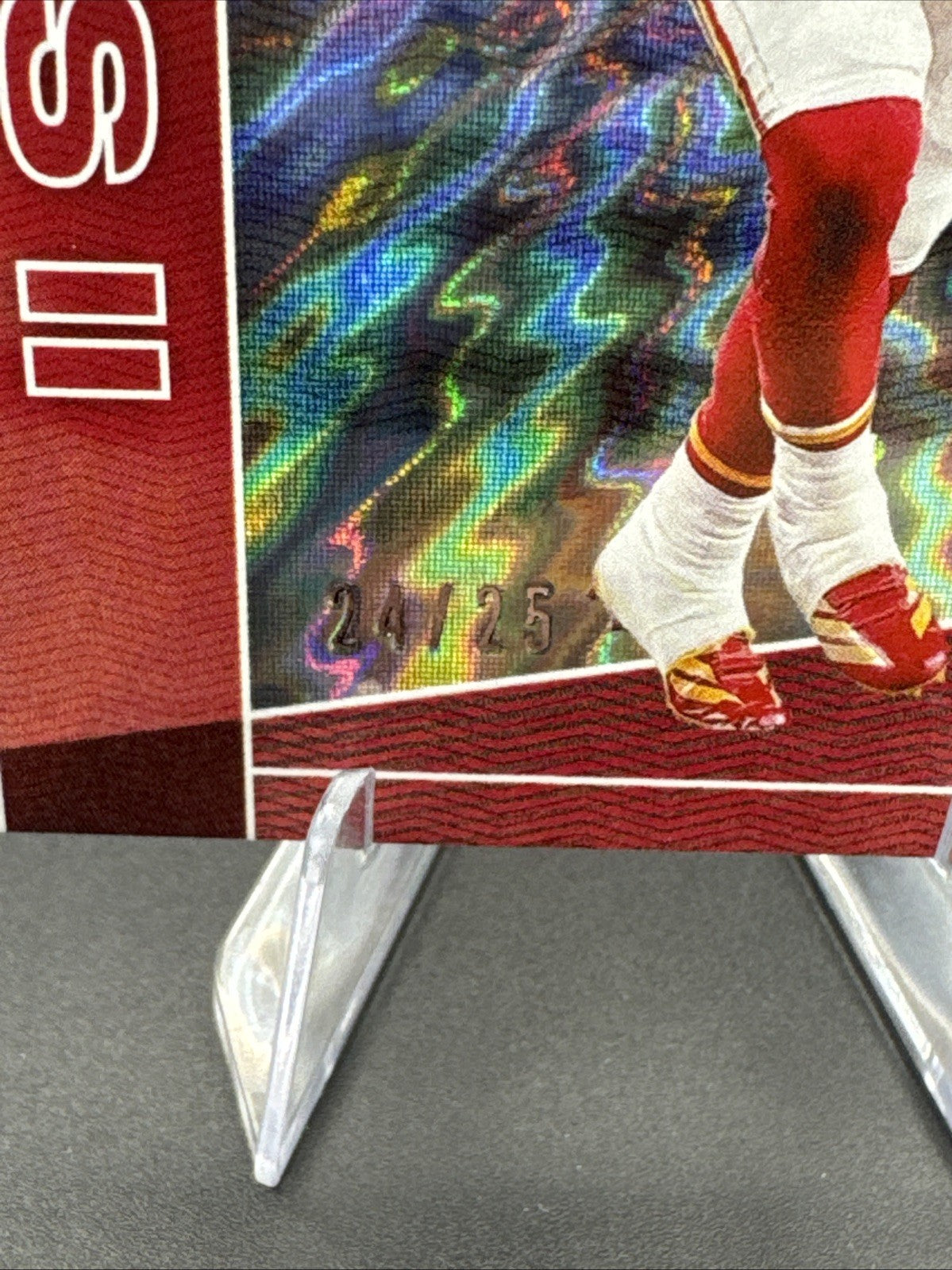 2025 The National Silver Pack Lightning Spokes #18 Patrick Mahomes 24/25 Chiefs