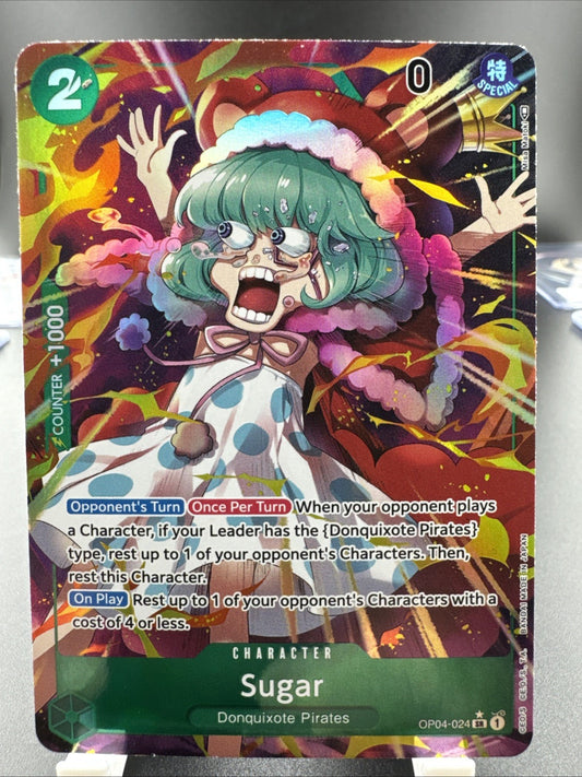 One Piece Sugar OP04-024 SR Alt Art - Kingdoms Of Intrigue