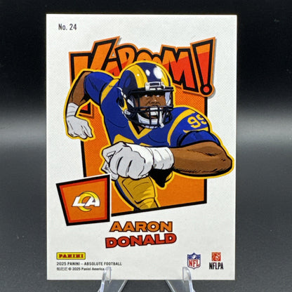 2025 Panini Absolute Aaron Donald SSP Kaboom #24