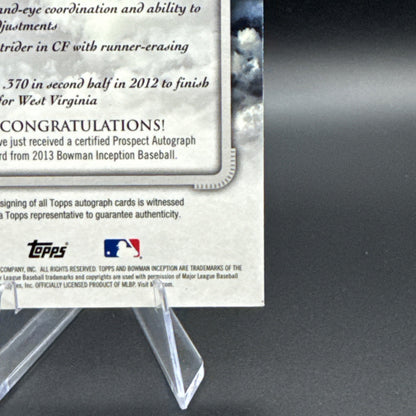 2013 Bowman Inception Prospect On Card Auto Orange 6/50 Gregory Polanco #PA-GP