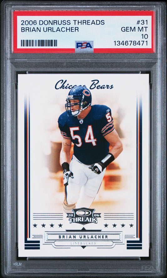 2006 Donruss Threads - Brian Urlacher #31