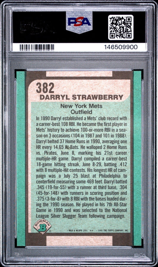 1991 Bowman - Darryl Strawberry #382