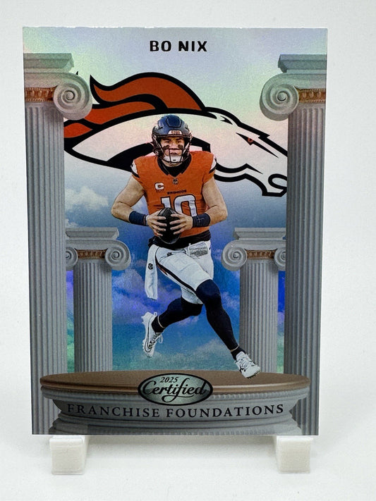 2025 Panini Certified Franchise Foundations Bo Nix FFO-BNX Denver Broncos