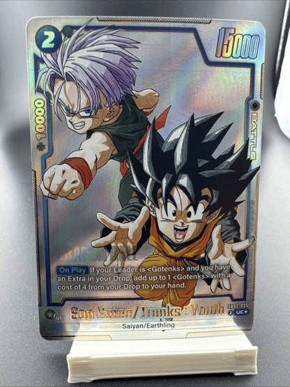 Dragon Ball Super Fusion World Son Goten/Trunks: Youth SB02-025 Alt Art
