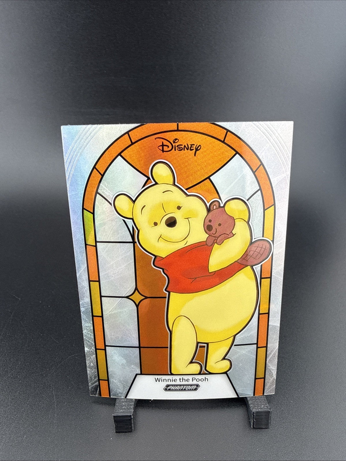 Winnie the Pooh 2025 KAKAWOW PHANTOM Disney Stained Glass Orange SP # d /50