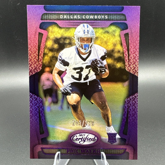 2025 Panini Certified - Rookies Phil Mafah #171 Mirror Purple 243/299 (RC)