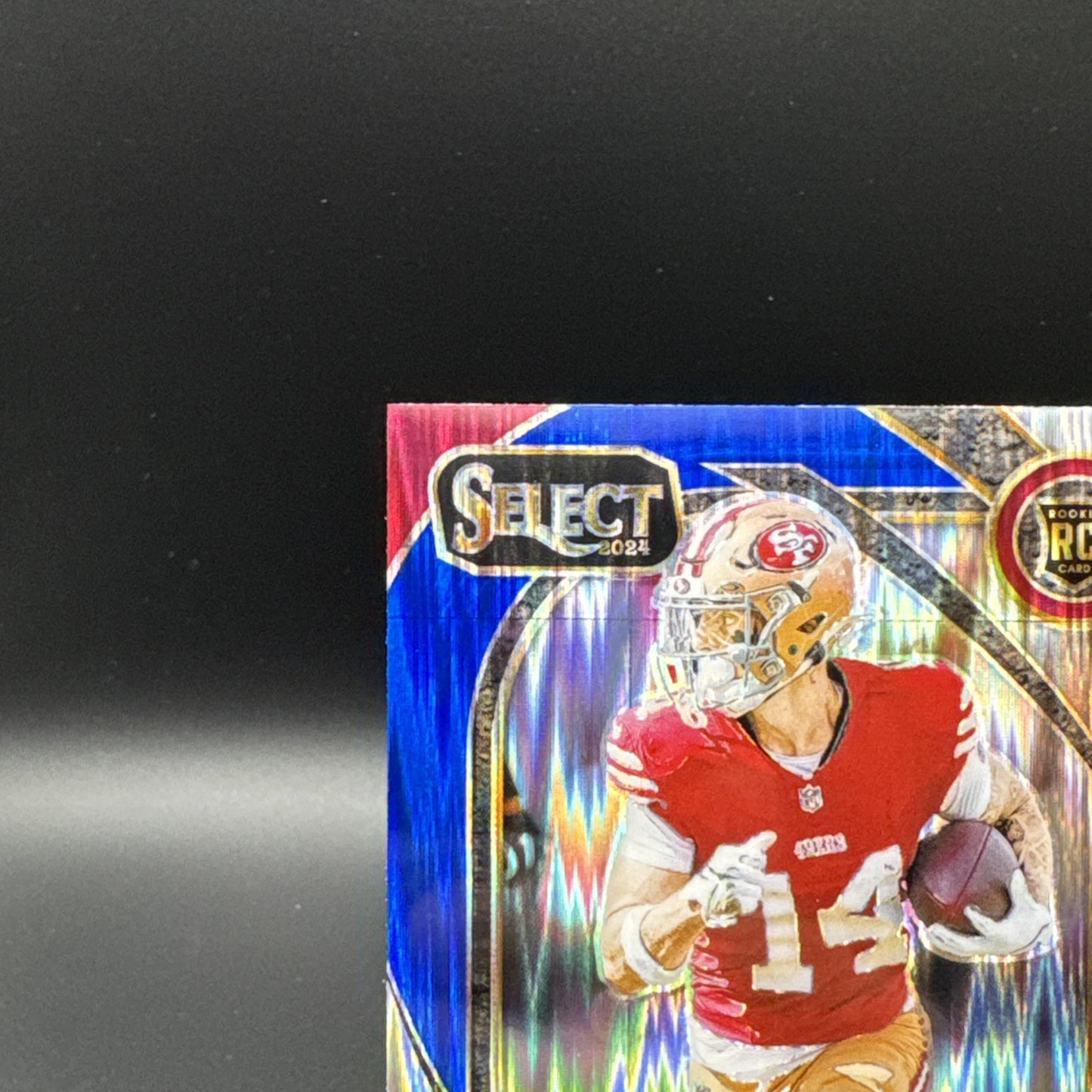 2024 Ricky Pearsall Panini Select - Club Level Red & Blue Shock Prizm #285 RC