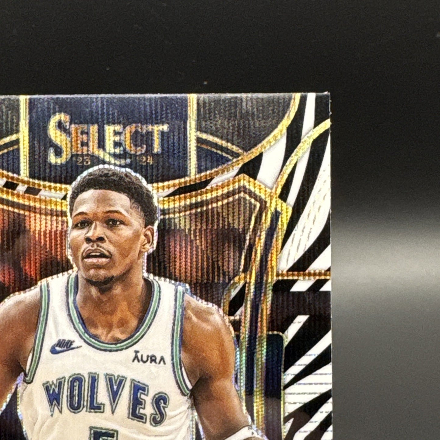 2023 Anthony Edwards Panini Select Zebra Mezzanine #364 SSP