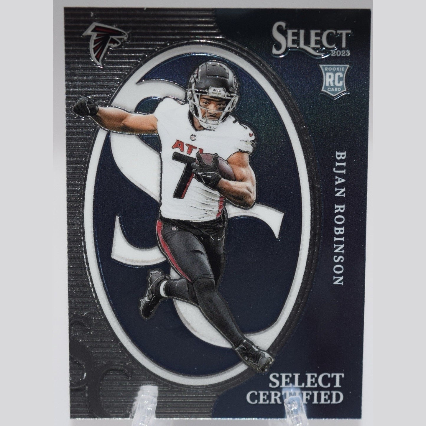 2023 Bijan Robinson Panini Select #CRO-BRO Certified RC - Atlanta Falcons