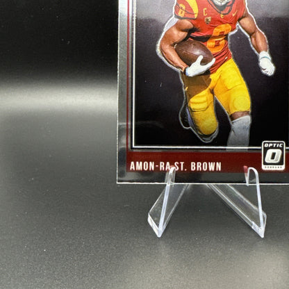 2021 Chronicles Draft Picks Donruss Optic Rated Amon-Ra St Brown #224 Rookie RC