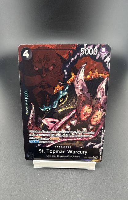 St. Topman Warcury (Alternate Art) OP13-089 Carrying On His Will Foil