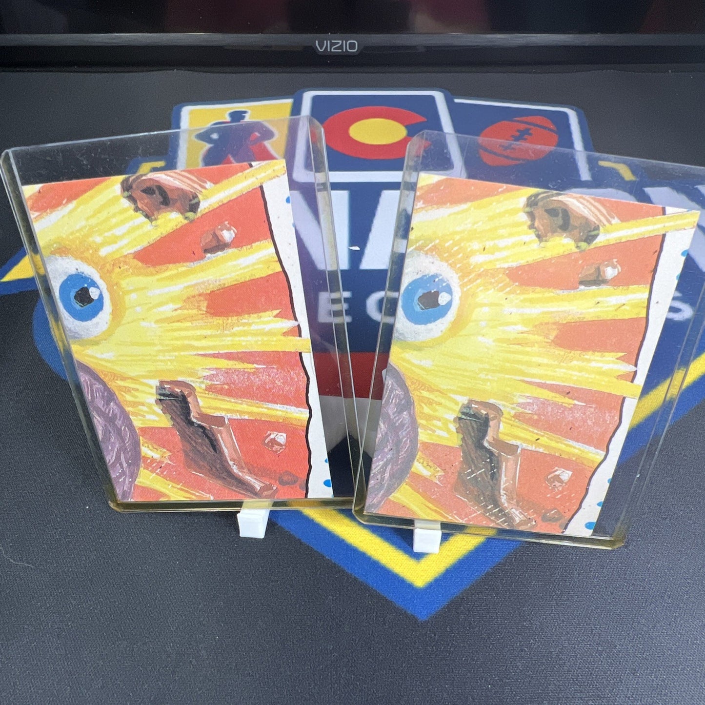 1986 Garbage pail kids Totaled Todd & Towin Owen excellent condition