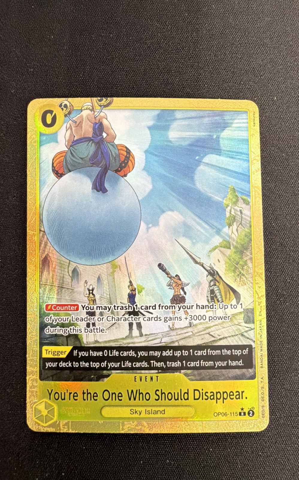 You're the One Who Should Disappear (Alternate Art) OP06-115 Premium Booster...