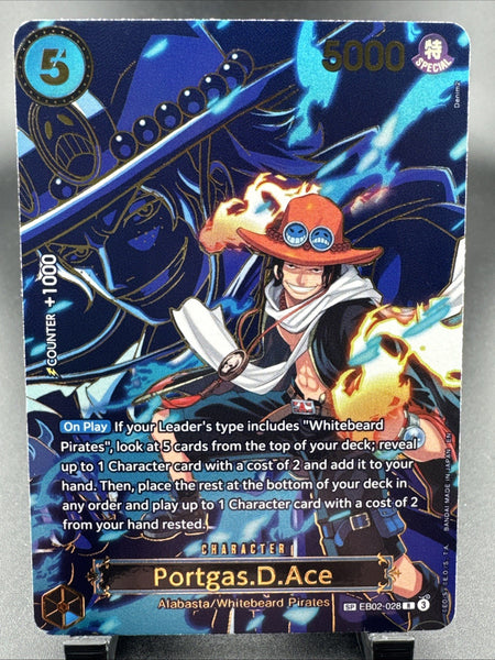 One Piece Portgas.D.Ace (EB02-028) (SP) Carrying On His Will OP13