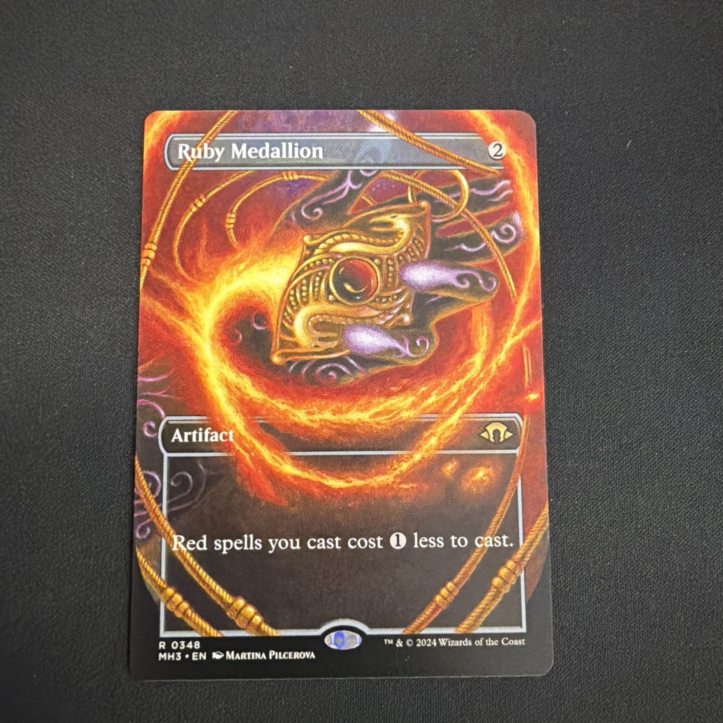 Ruby Medallion (Borderless) Modern Horizons 3 Regular