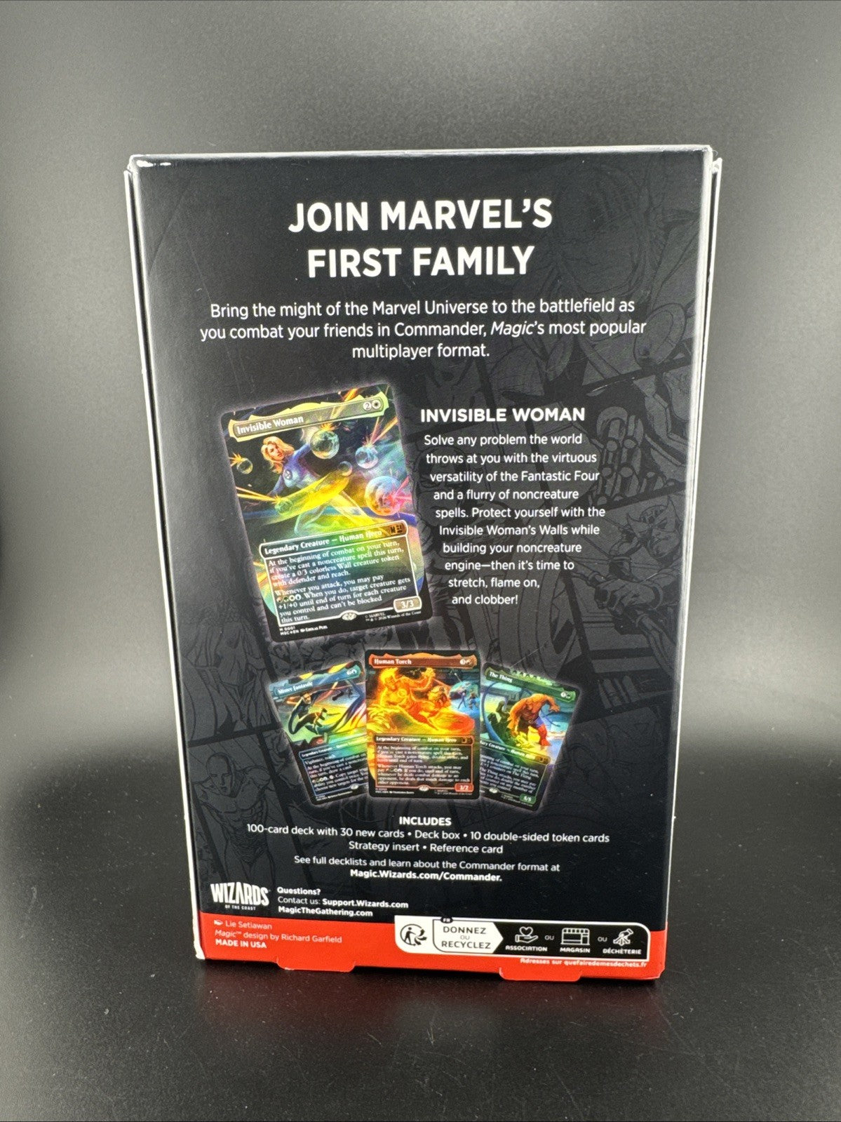 Magic The Gathering Marvel Super Heroes Commander Deck - Fantastic Four 🔥