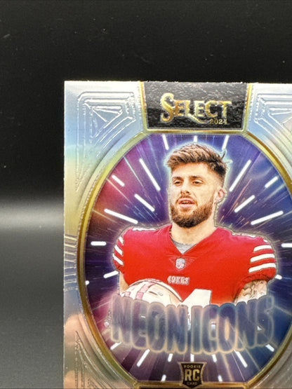 2024 Panini Select Neon Icons Ricky Pearsall #6 RC