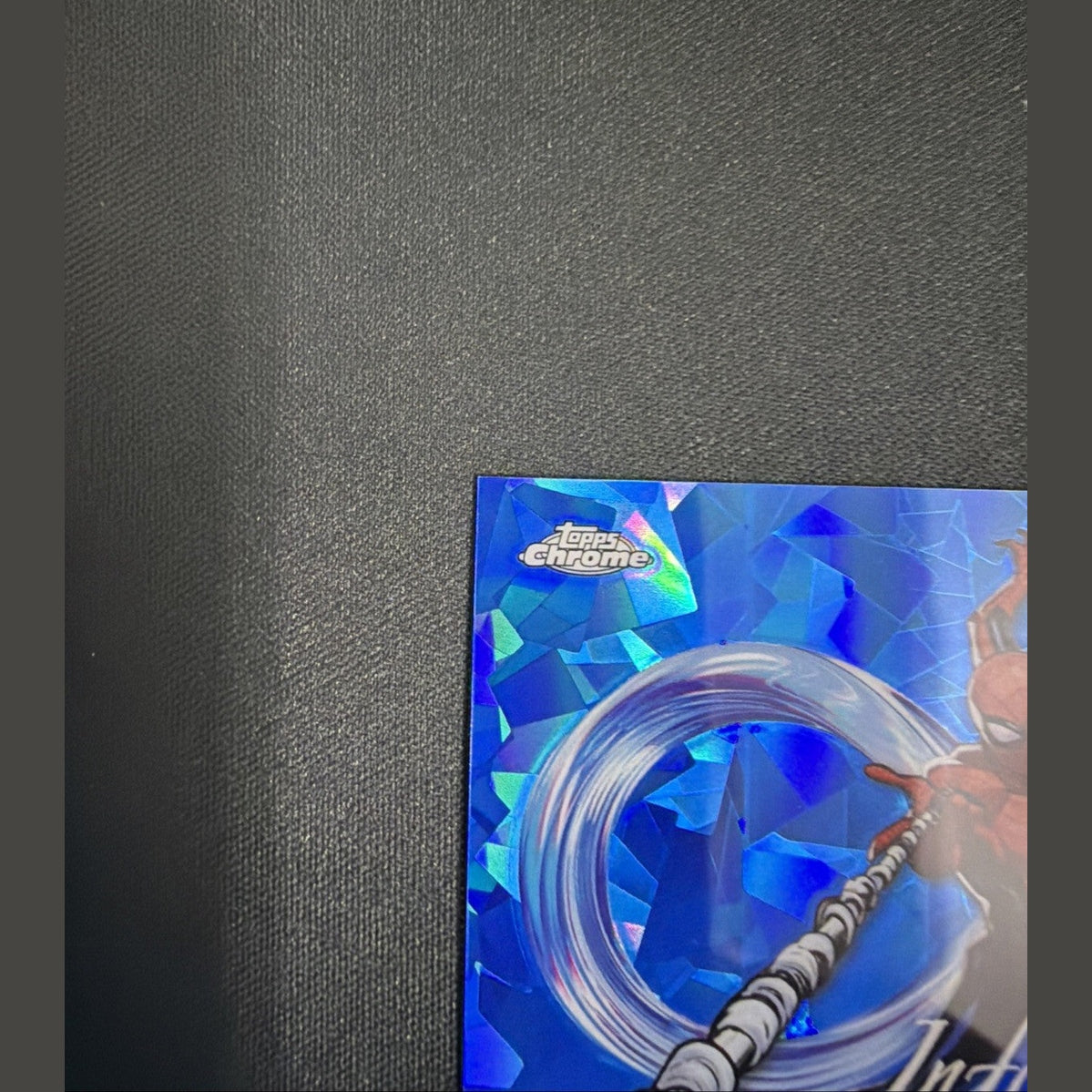 2025 Topps Chrome Marvel Infinite Sapphire Spider-Man SSP