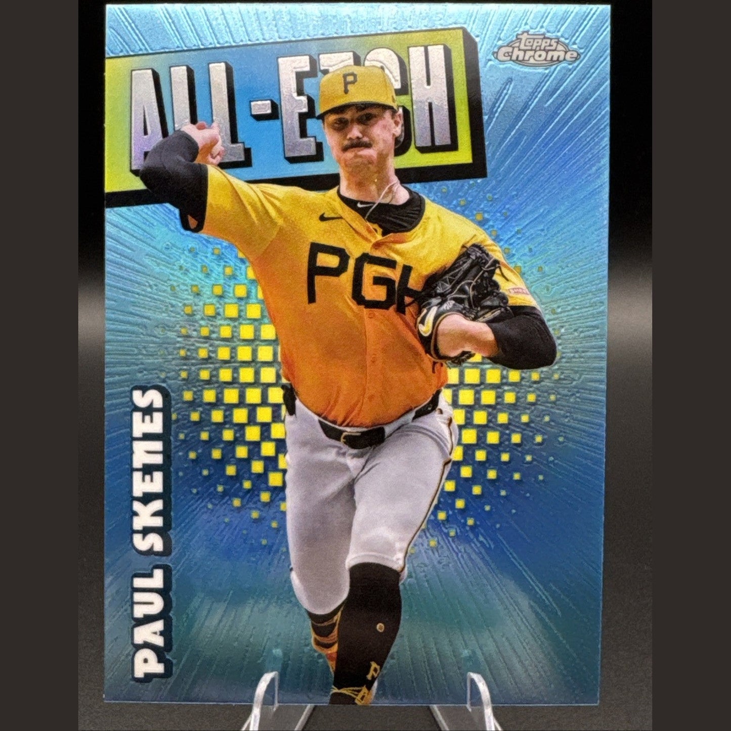 Paul Skenes 2025 Topps Chrome ALL-ETCH refractor Pirates #CAE-18