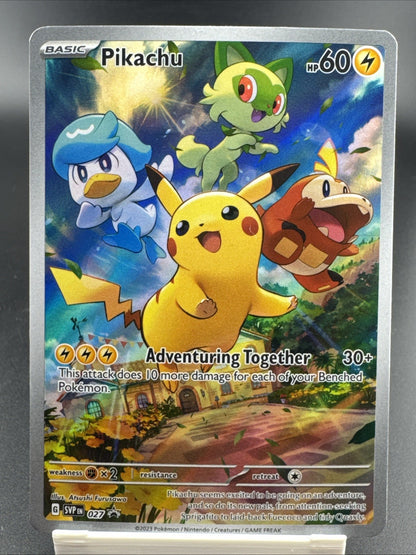 2023 Pokemon Pikachu Full Art 027 HP60