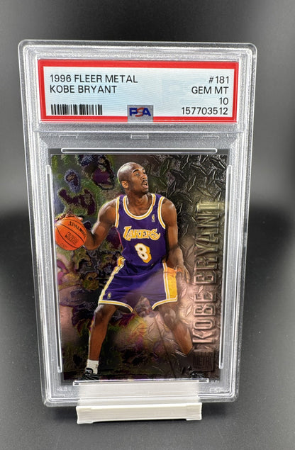 1996-97 Fleer Metal Kobe Bryant #181 (RC) PSA 10