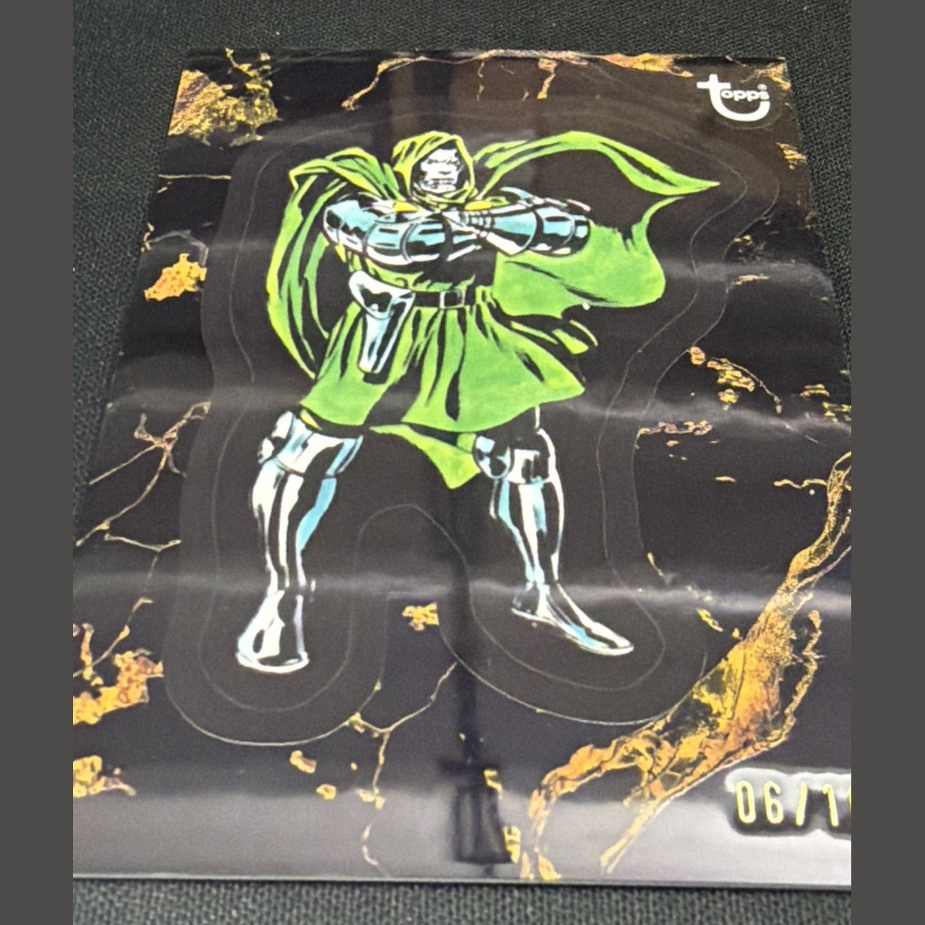 2025 Topps Marvel Comic Book Heroes 1975 Anniversary, DOCTOR DOOM #73 Black  /10