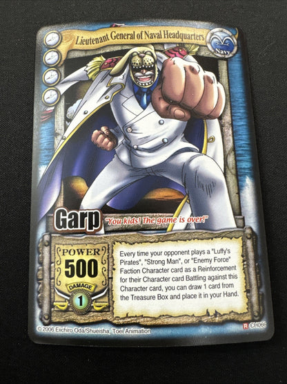 Bandai One Piece CCG Card Garp Lieutenant General Of Naval Headquarters Holo