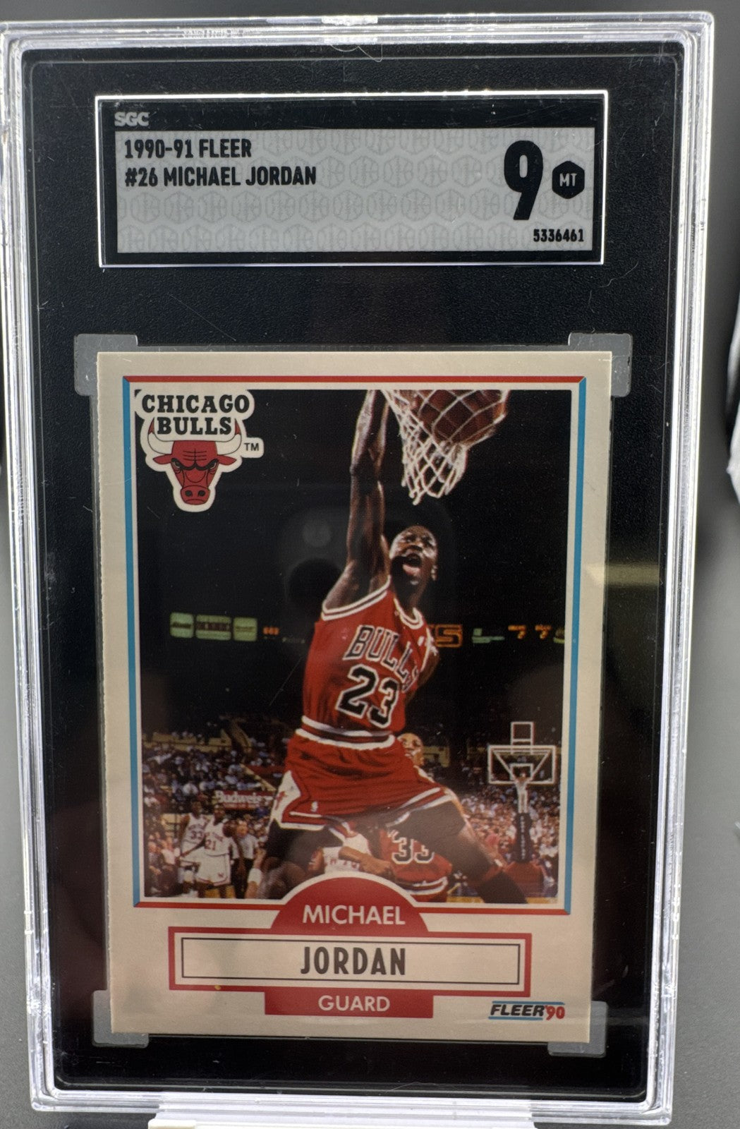 1990-91 Fleer Michael Jordan #26 SGC 9