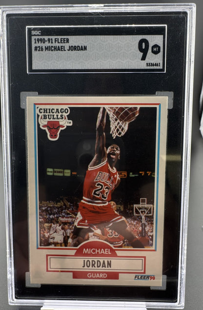 1990-91 Fleer Michael Jordan #26 SGC 9