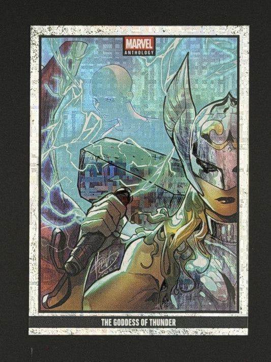 2025 Panini Marvel Anthology; THE GODDESS OF THUNDER; /75 Carnival Holo
