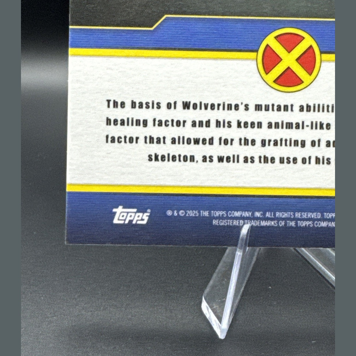 Wolverine Sentinel Scan SS-8 X-Fractor 72/97 2025 Topps Finest X-Men 97'