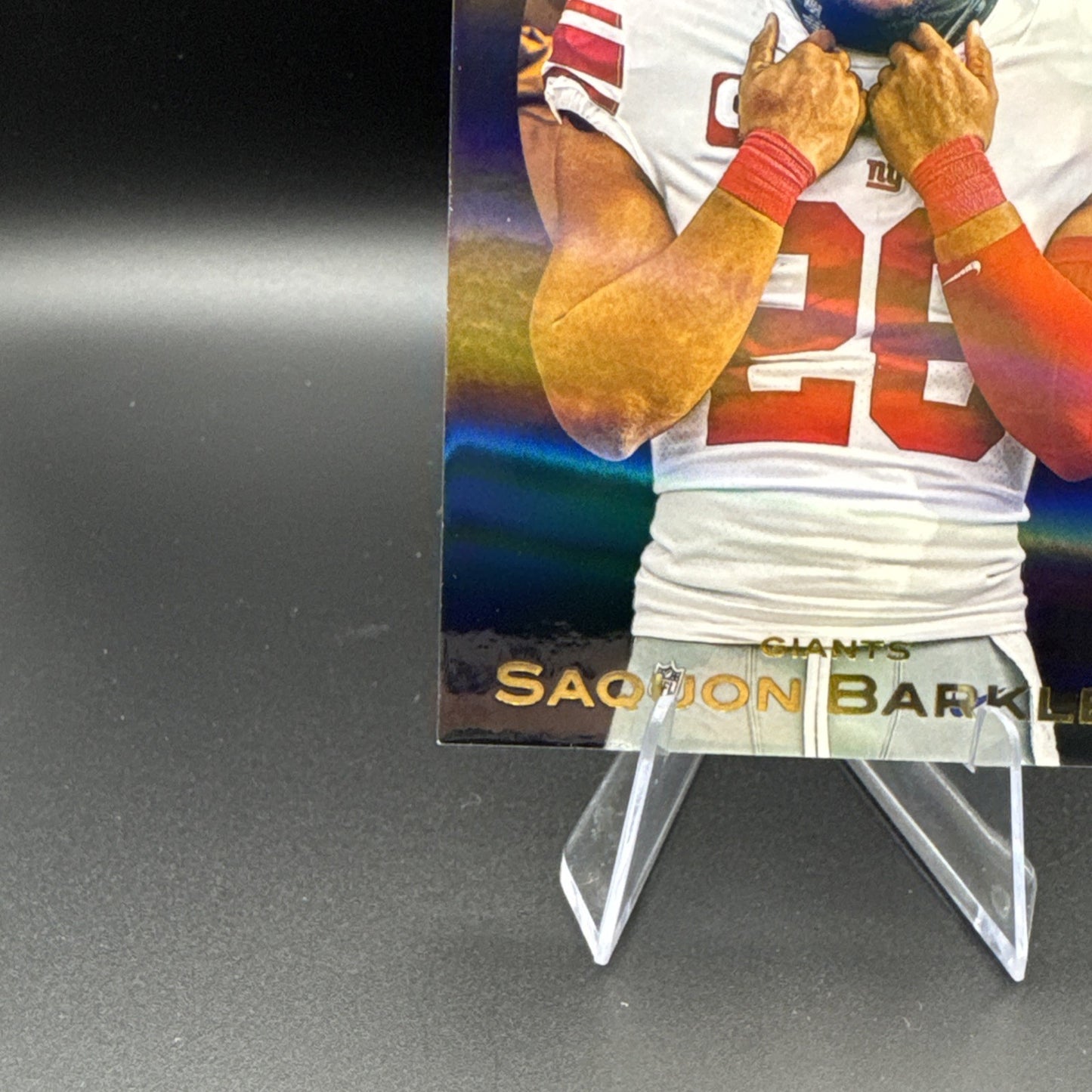 2020 Zenith Gold Saquon Barkley Holo #25