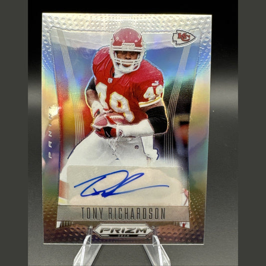 2024 Tony Richardson Panini Prizm Deca Signatures Silver #S-TRI