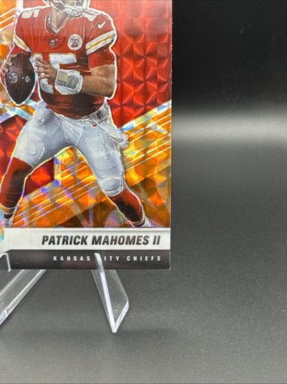 2021 Panini Mosaic Mosaic Reactive Orange #1 Patrick Mahomes Chiefs