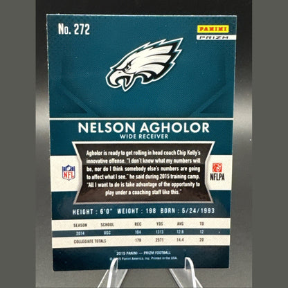 2015 Panini Prizm Silver Prizm #272 Nelson Agholor Rookie