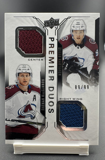 2018-19 Upper Deck Premier - Premier Duos Nathan MacKinnon & Mikko Rantanen