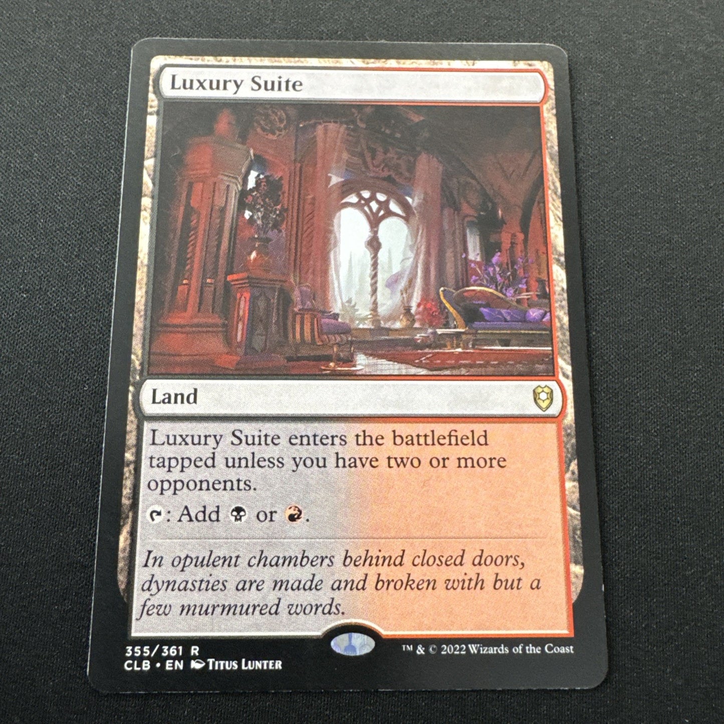 Luxury Suite (Extended Art) 602 MTG Commander Legends: Battle for Baldur's Gate
