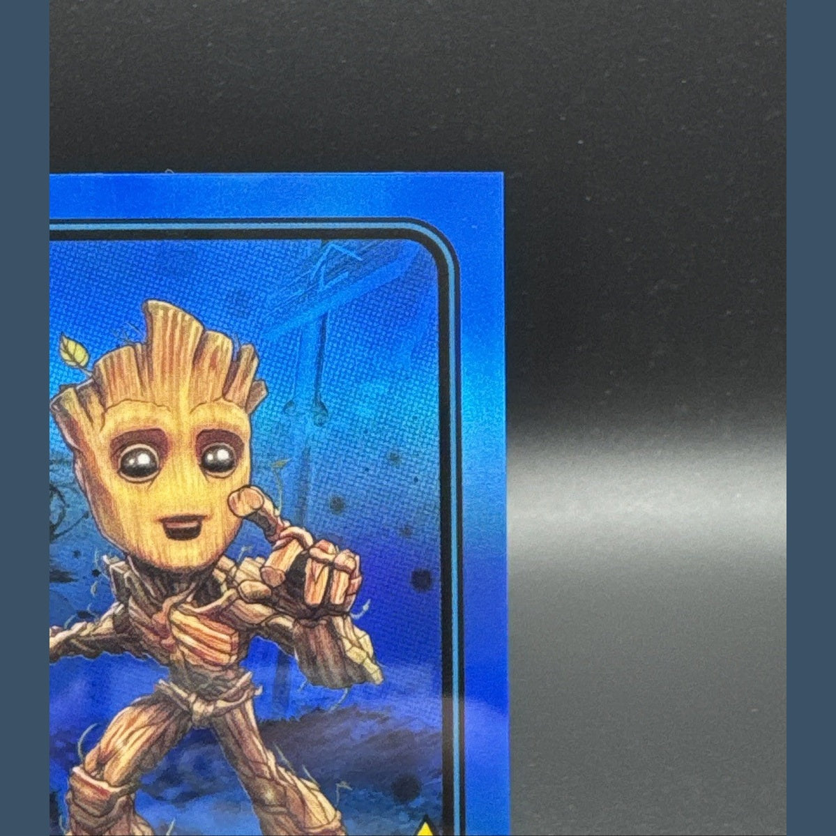 Groot 2025 Topps Chrome Marvel /299 Blue Refractor #35
