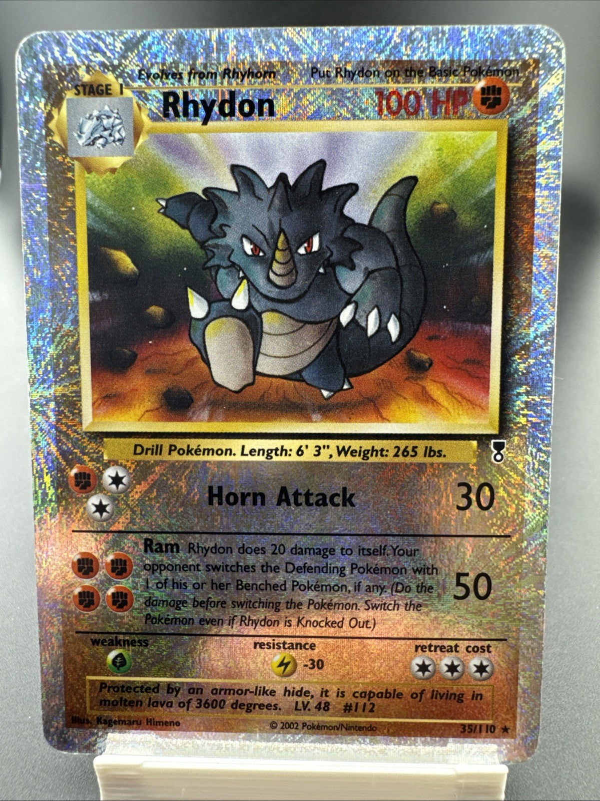 Rhydon 35/110 Legendary Collection Reverse Holo