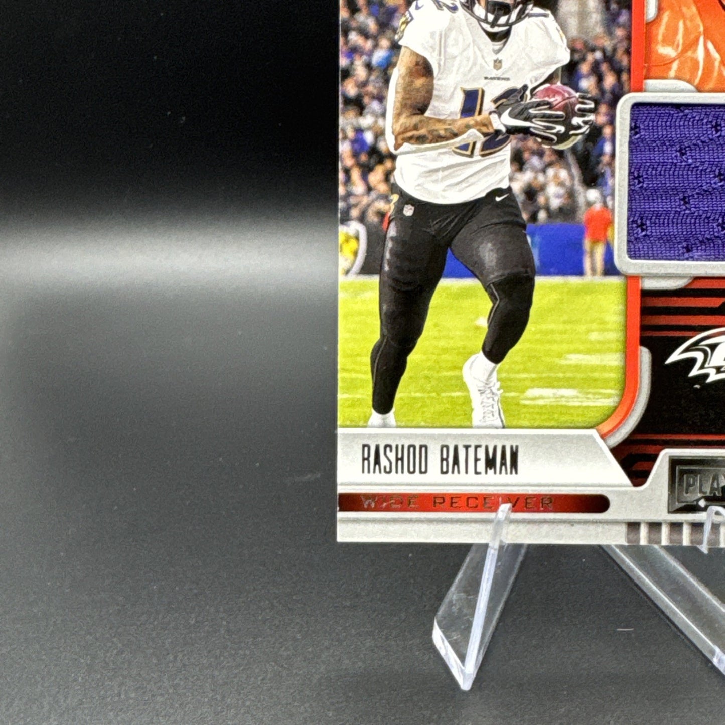 2021 Rashod Bateman Playbook RC #RMA-RBA Authentic Memorabilia Patch Rookie