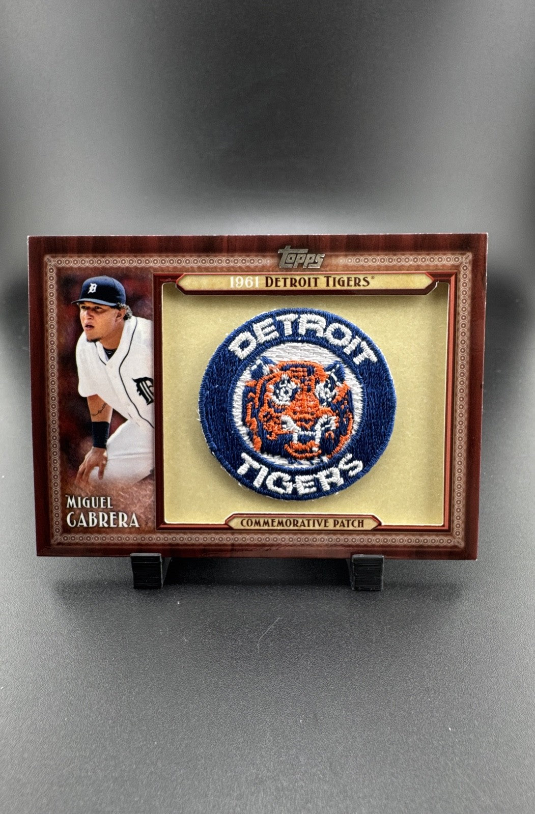 2011 Topps Manufactured Patch Series 1 Miguel Cabrera